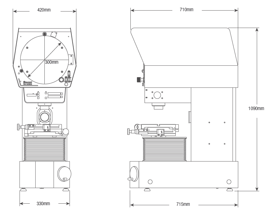 NOTICE PROJECTEUR DE PROFIL VERTICAL VB300